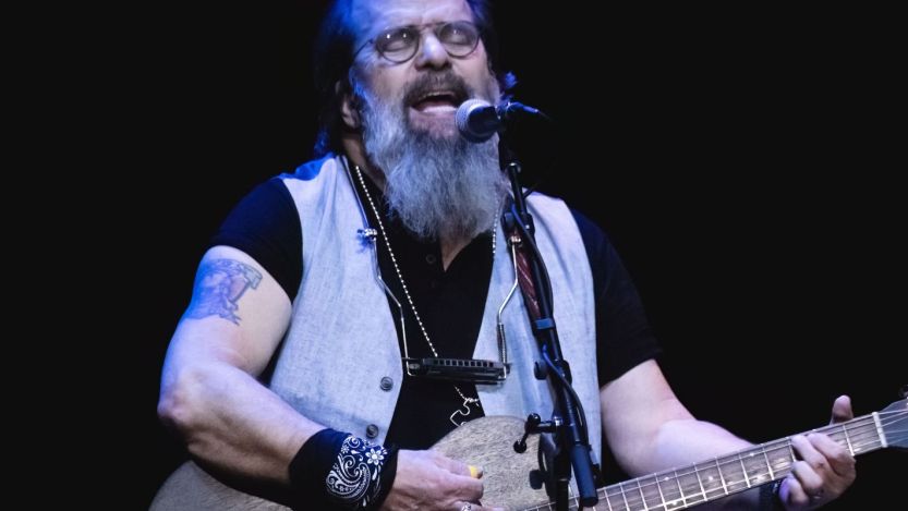 Steve Earle performing