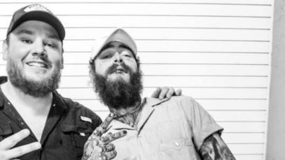 Luke Combs Hypes Up Post Malone's Cover of "When It Rains It Pours"