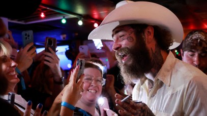 Post Malone Takes Truck From ‘F-1 Trillion’ Album Cover to Downtown Nashville