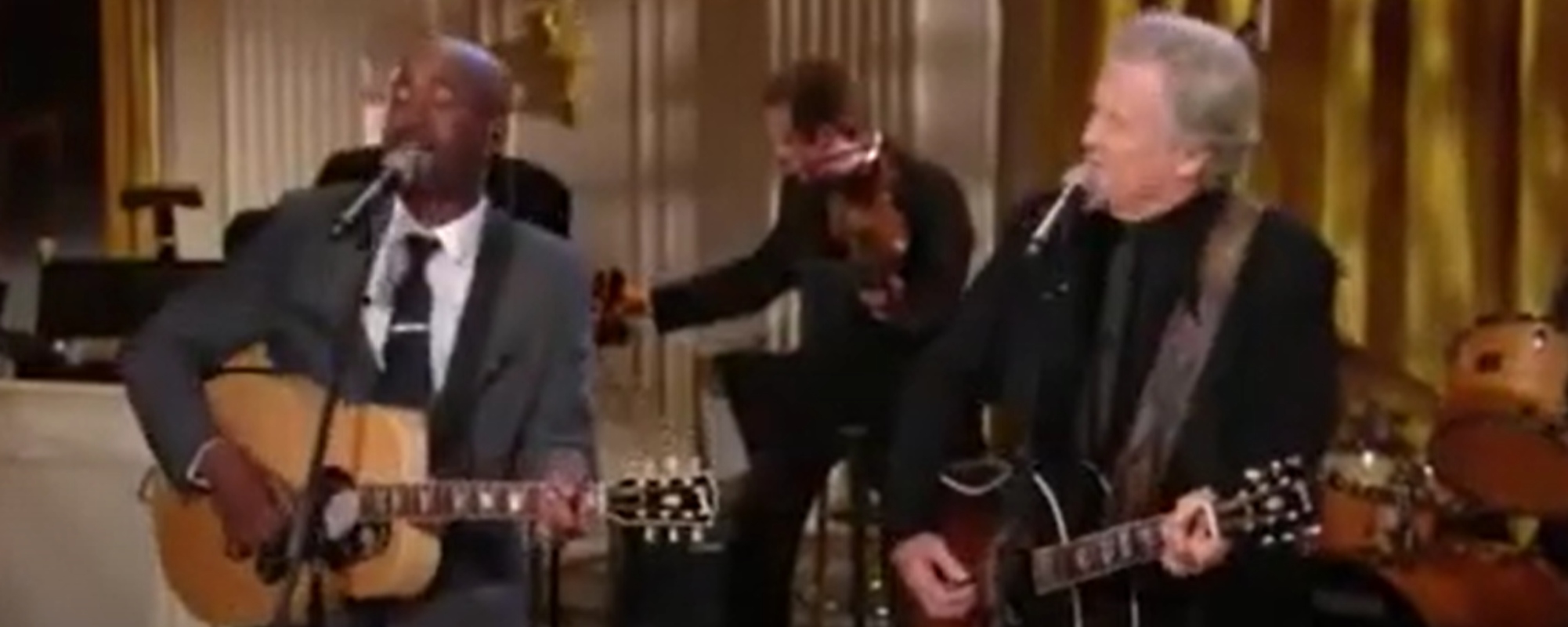 Watch Darius Rucker and Kris Kristofferson Duet at the White House in Throwback Performance For the President