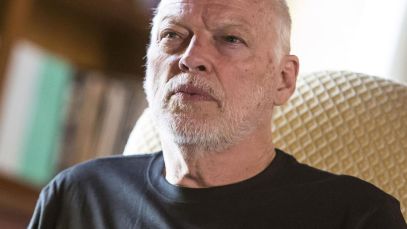 David Gilmour looking up