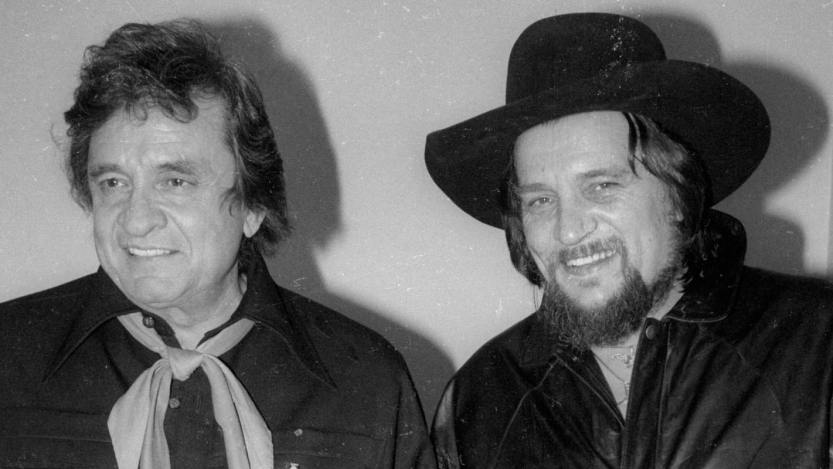 Waylon Jennings and Johnny Cash