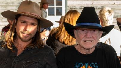 Lukas Nelson and Willie Nelson