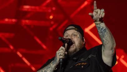 Jelly Roll performed during the Toby Keith tribute concert