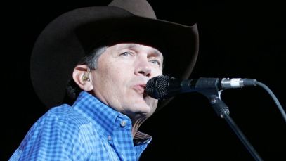 George Strait performing