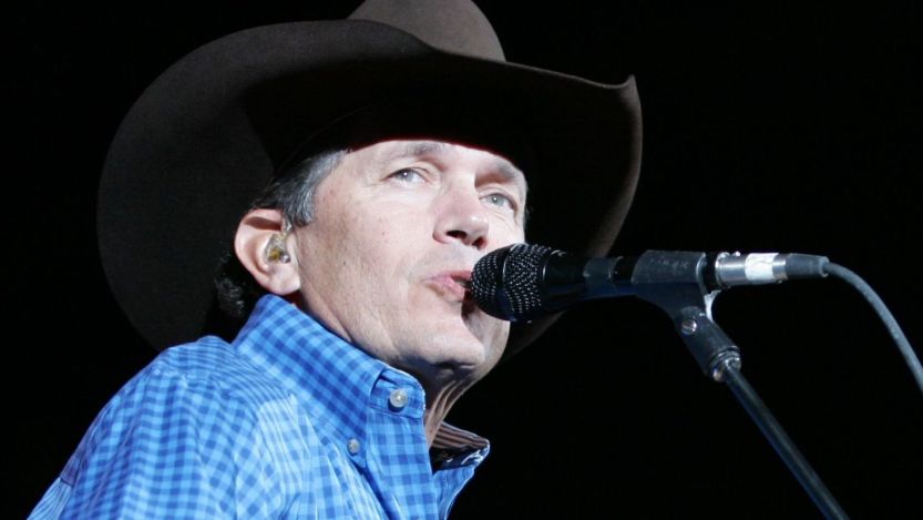 George Strait performing
