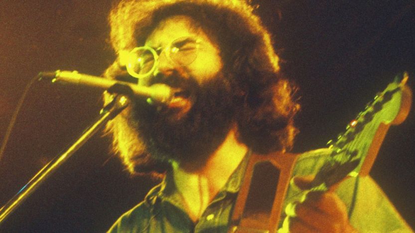 Jerry Garcia performing
