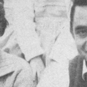 Johnny Cash and Vivian Liberto smiling