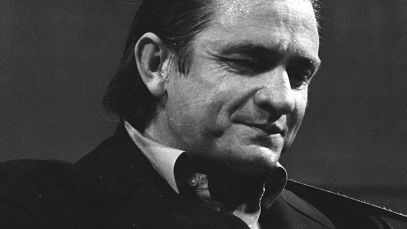 Johnny Cash performing