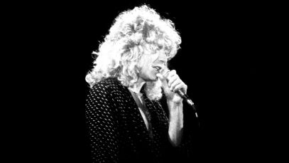Robert Plant performing