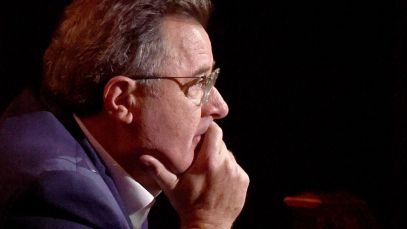 Vince Gill resting chin on hand