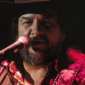 Outlaw country legend Waylon Jennings performing