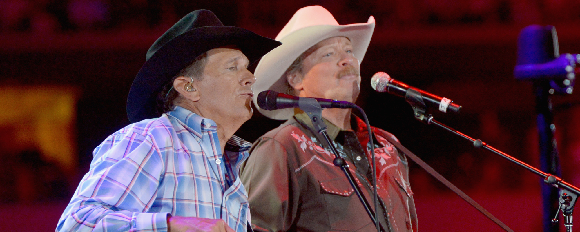 Watch Country Legends Alan Jackson and George Strait's Iconic “Amarillo by Morning” Duet at Dallas Cowboys Stadium