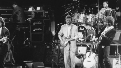 4 Fab Songs George Harrison Co-Wrote with Other Stars, Including Eric Clapton, Ringo Starr, and ELO’s Jeff Lynne