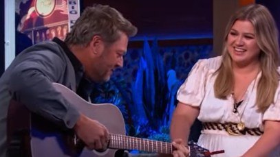 Kelly Clarkson and Blake Shelton