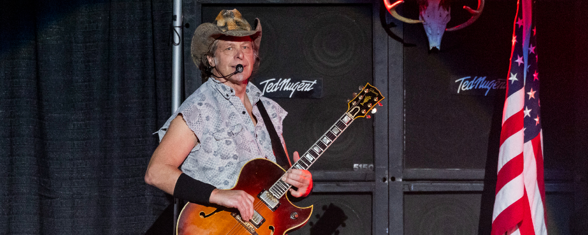 Ted Nugent Lashes Out at Pearl Jam After Band Used “Stranglehold” as an Anti-Gun Anthem