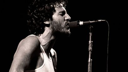 Bruce Springsteen performing