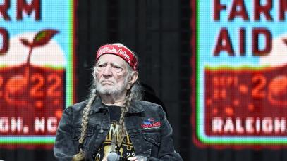 Willie Nelson during Farm Aid 2022