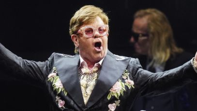 Elton John on stage