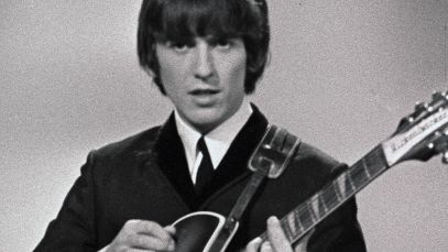 George Harrison performing