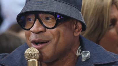 LL Cool J speaking into microphone