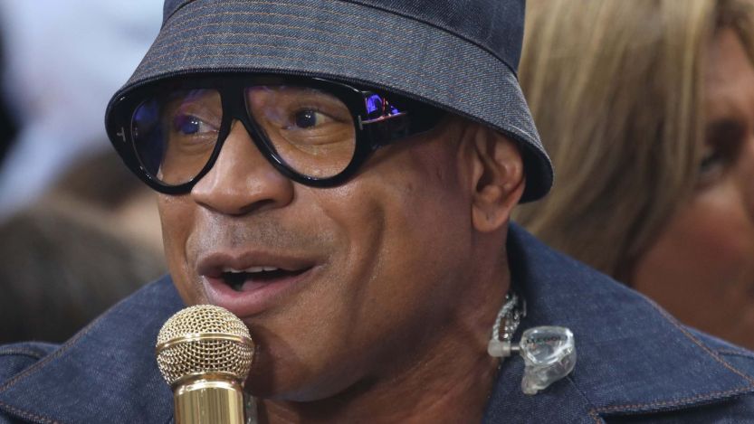 LL Cool J speaking into microphone
