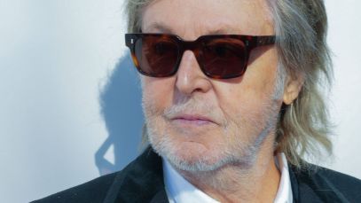 Paul McCartney looking to the side