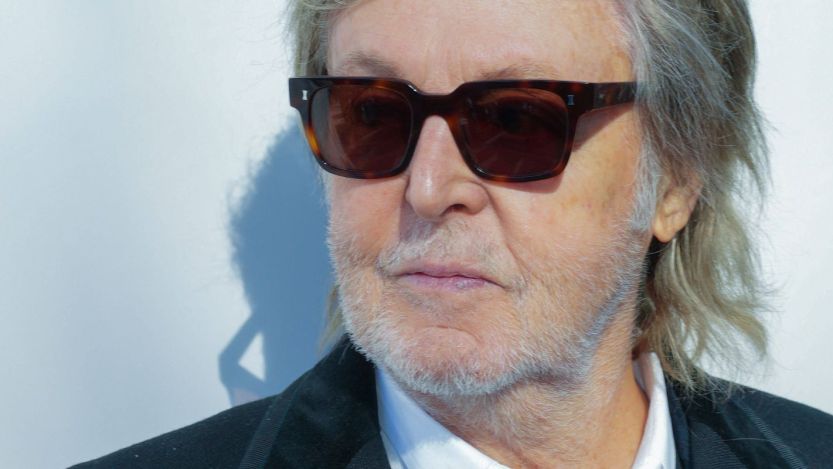 Paul McCartney looking to the side