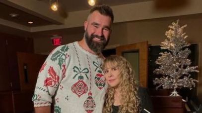 "Coming Soon to a Christmas Album Near You:" Stevie Nicks and... Jason Kelce?!
