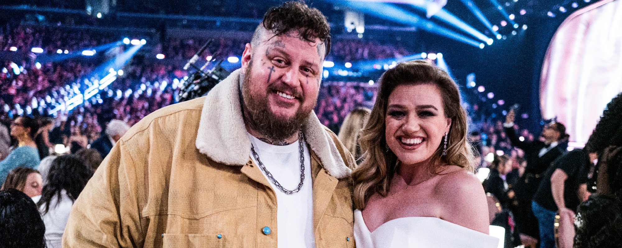 Watch Jelly Roll Join Forces With Kelly Clarkson for the Best Version of “I Am Not Okay” We’ve Heard Yet