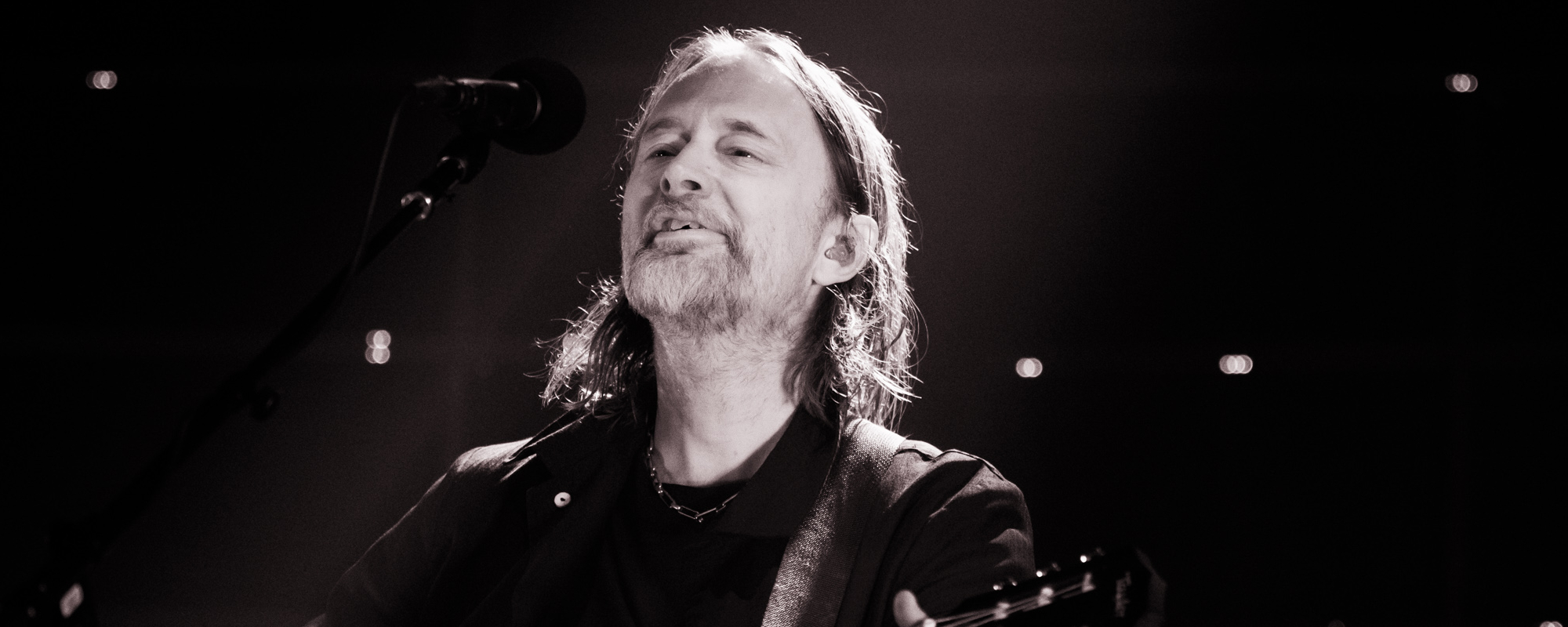 Radiohead’s Thom Yorke Snaps Back at Heckler Asking Him To Condemn Israeli Genocide: “Don’t Stand There Like a Coward”