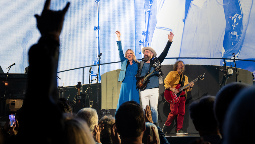 Sugarland on the Take Me Home Tour with Little Big Town in October of 2024.