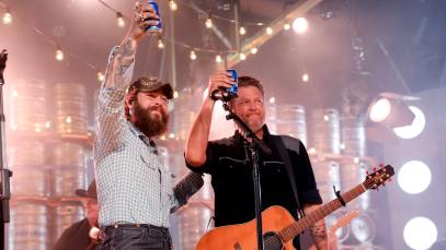 Blake Shelton and Post Malone