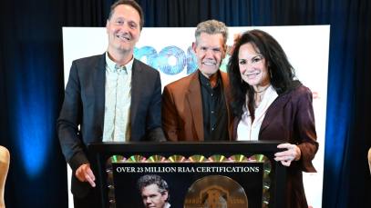 Mitch Glazier, Randy Travis, and Mary Travis