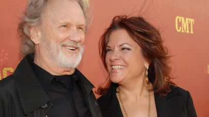 Kris Kristofferson and Rosanne Cash smiling together