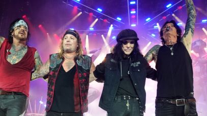 Motley Crue on stage