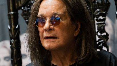 Ozzy Osbourne looking straight ahead