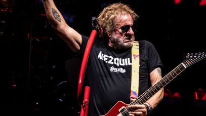 Sammy Hagar performing