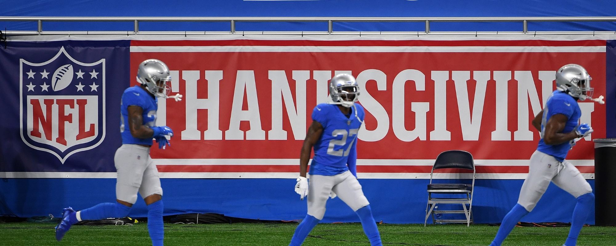 NFL Thanksgiving Games Today: TV Schedule & Halftime Show Details (DET vs. CHI, DAL vs. NYG, GB vs. MIA)