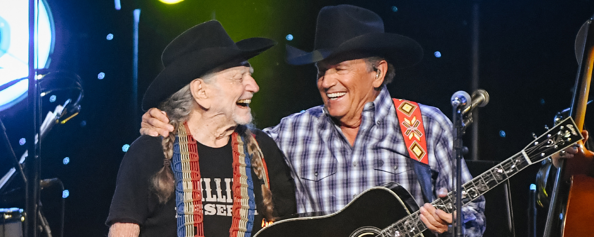 Watch George Strait Literally “Sing One With Willie (Nelson)” for an All-Time  Duet at the Hollywood Bowl