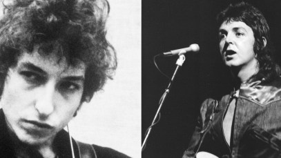 Paul McCartney and Bob Dylan