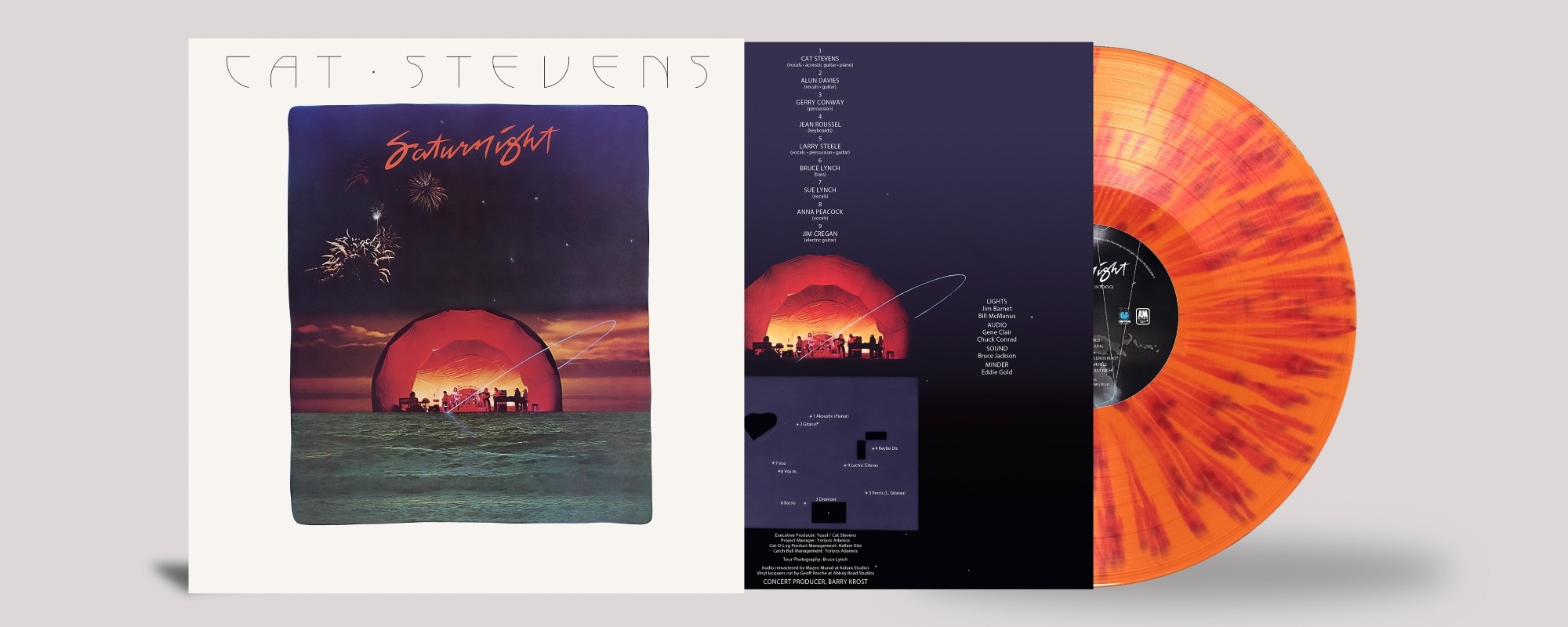 "Saturnda"EL LP PERDIDO JAPONÉS DE CAT STEVENS VA A SER REEDITADO RARO 1974 Cat Stevens Live álbum, 'Saturnight', para debutar en nosotros ...