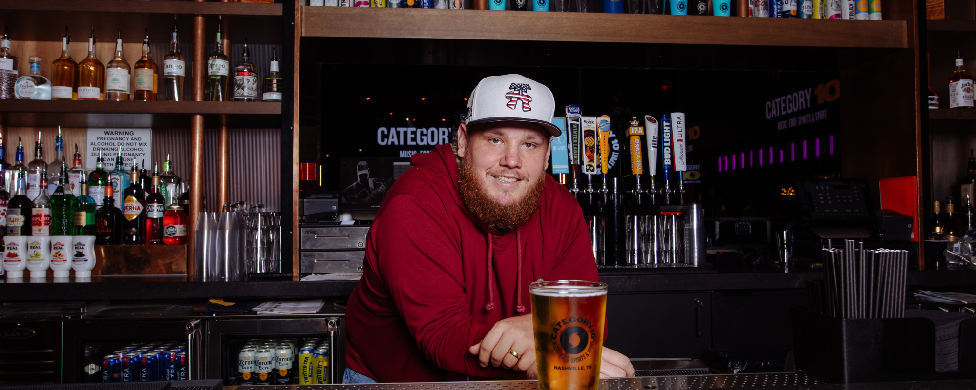 Watch: Luke Combs Opens Extravagant Category 10 Bar in Nashville with Private Show