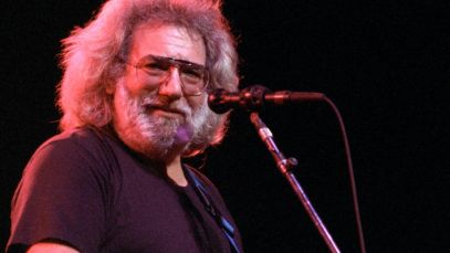 Jerry Garcia performing