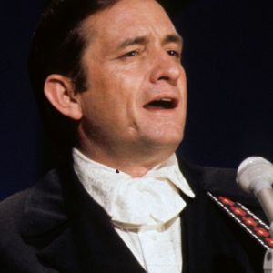 Johnny Cash performing