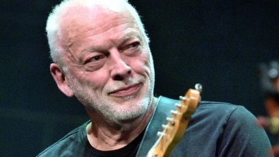 David Gilmour performing