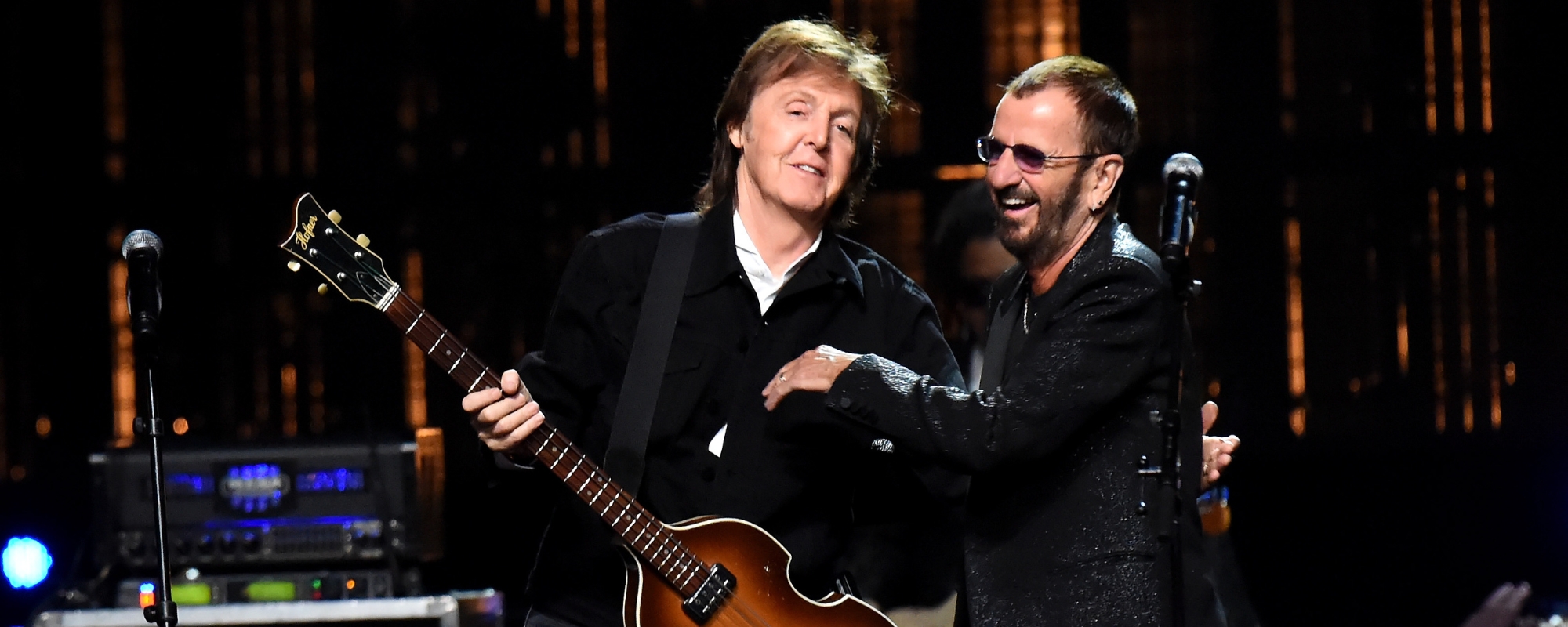 Watch Paul McCartney Join Forces With Ringo Starr and Ronnie Wood for Legendary Reunion Performance of Beatles Classics in London