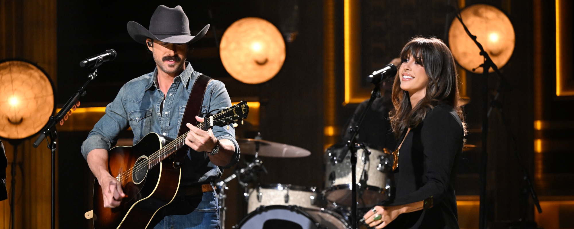 Ella Langley and Riley Green