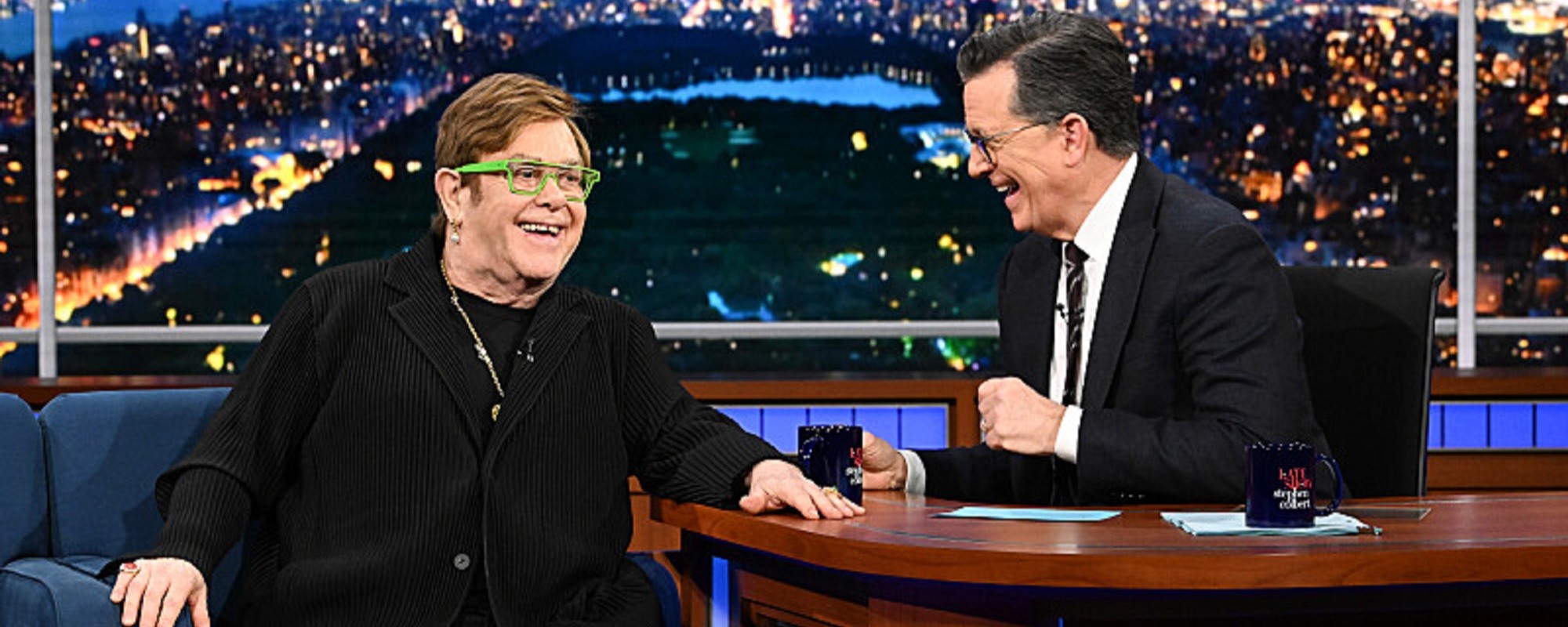 In New ‘Late Show’ Interview, Elton John Explains Why He’s Happy He Retired from Touring, Reveals Favorite Songs He's Ever Made