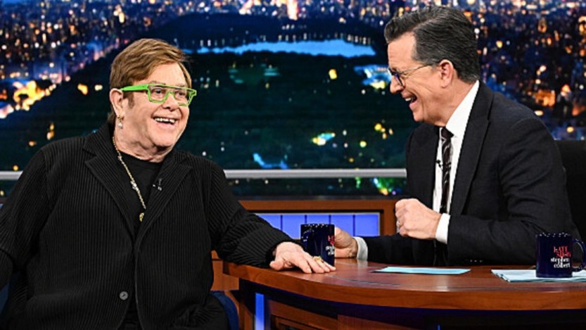 In New ‘Late Show’ Interview, Elton John Explains Why He’s Happy He Retired from Touring, Reveals Some Favorite Elton John Songs